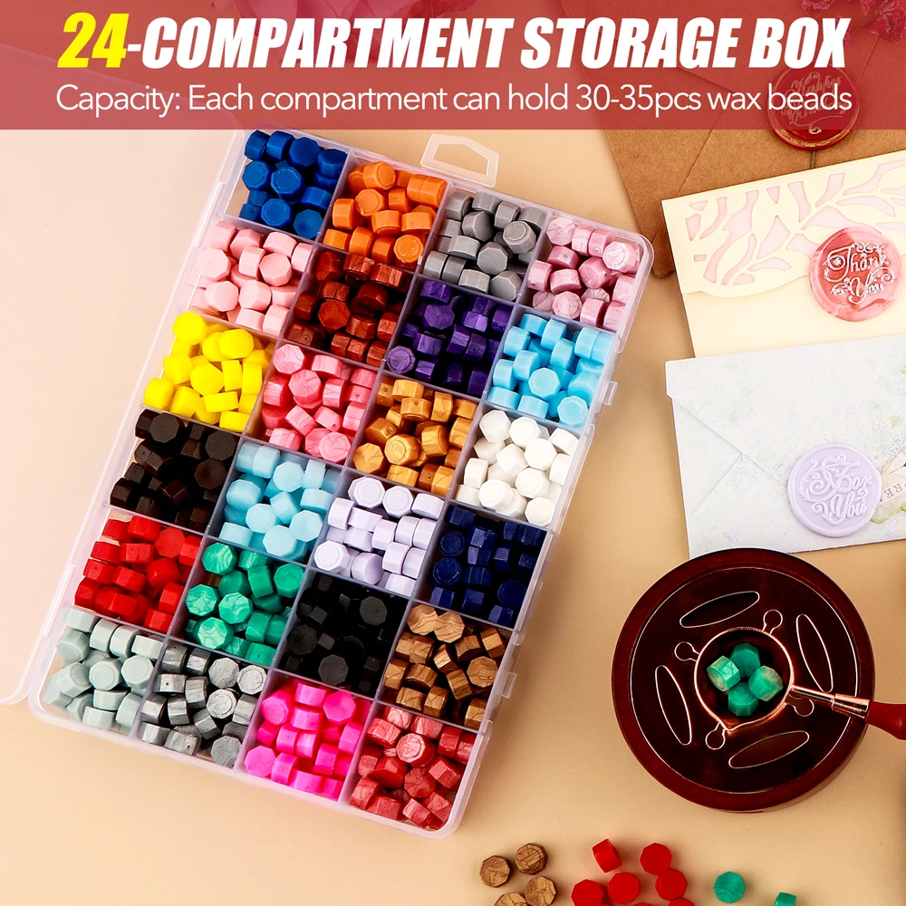 Retro Sealing Wax Beads Wax Seal Stamp Octagon Vintage Craft Decor Card  Clear Stamps Making Tools For Wedding Cards - AliExpress