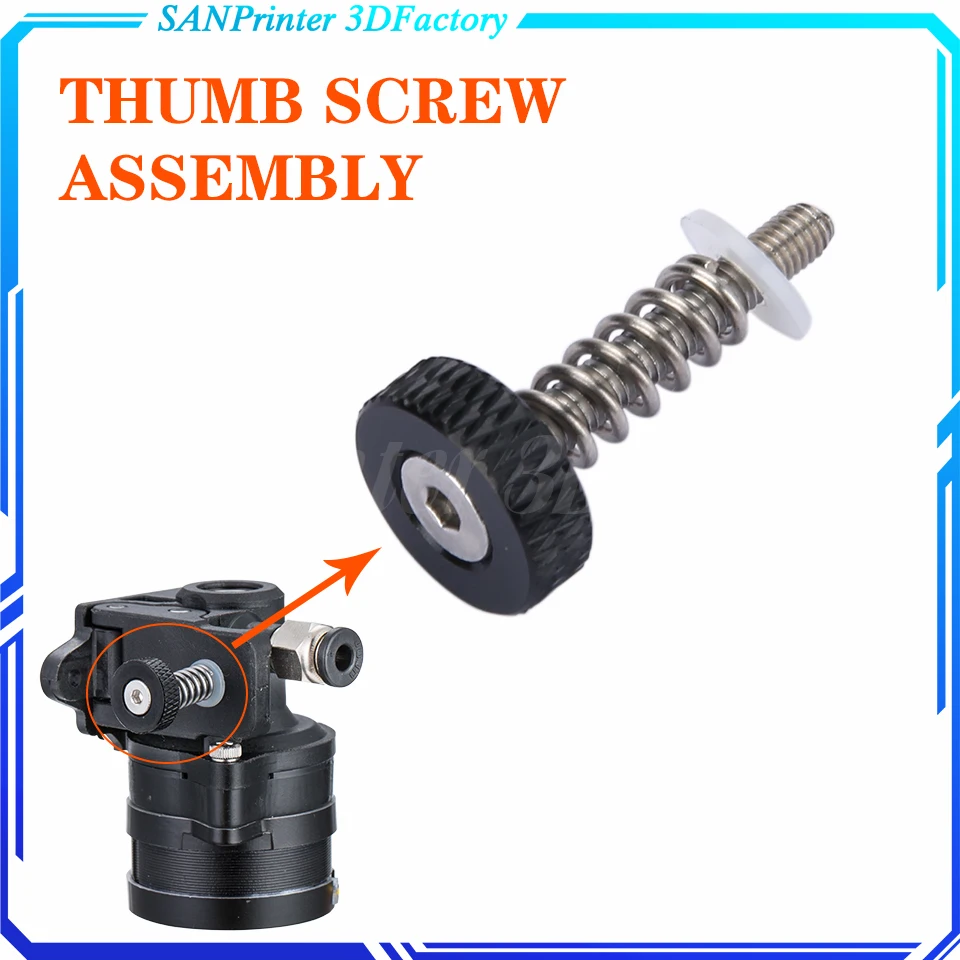 DDB THUMBSCREW ASSEMBLY for tech mini extruder Mini Bowd Extruder kit for Drive gear kit dual drive gear extruder