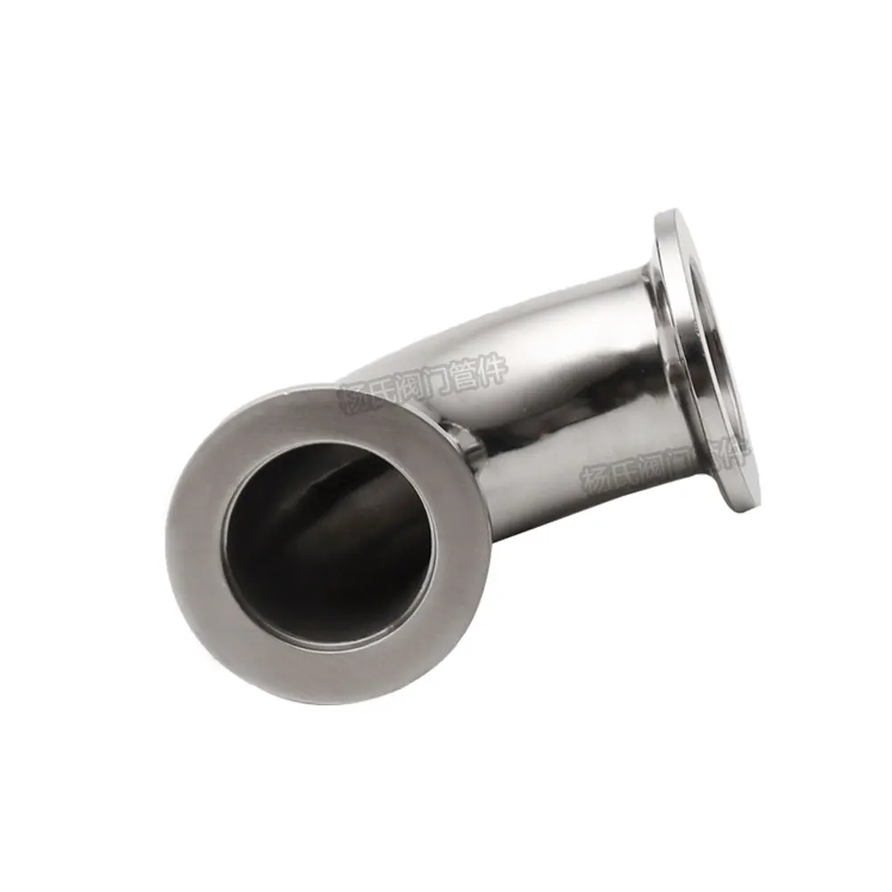 2" Tube OD Sanitary Ferrule Elbow 90 Degree Pipe Fitting SUS304 Tri Clamp 2 Inch 