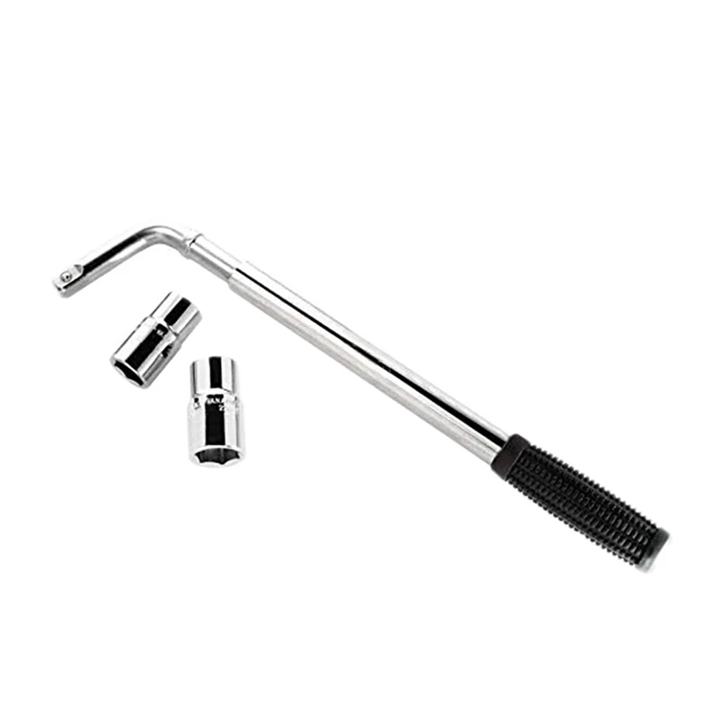 

Telescoping Lug Wrench, Wheel Wrench With CR-V Sockets (17/19, 21/23Mm)