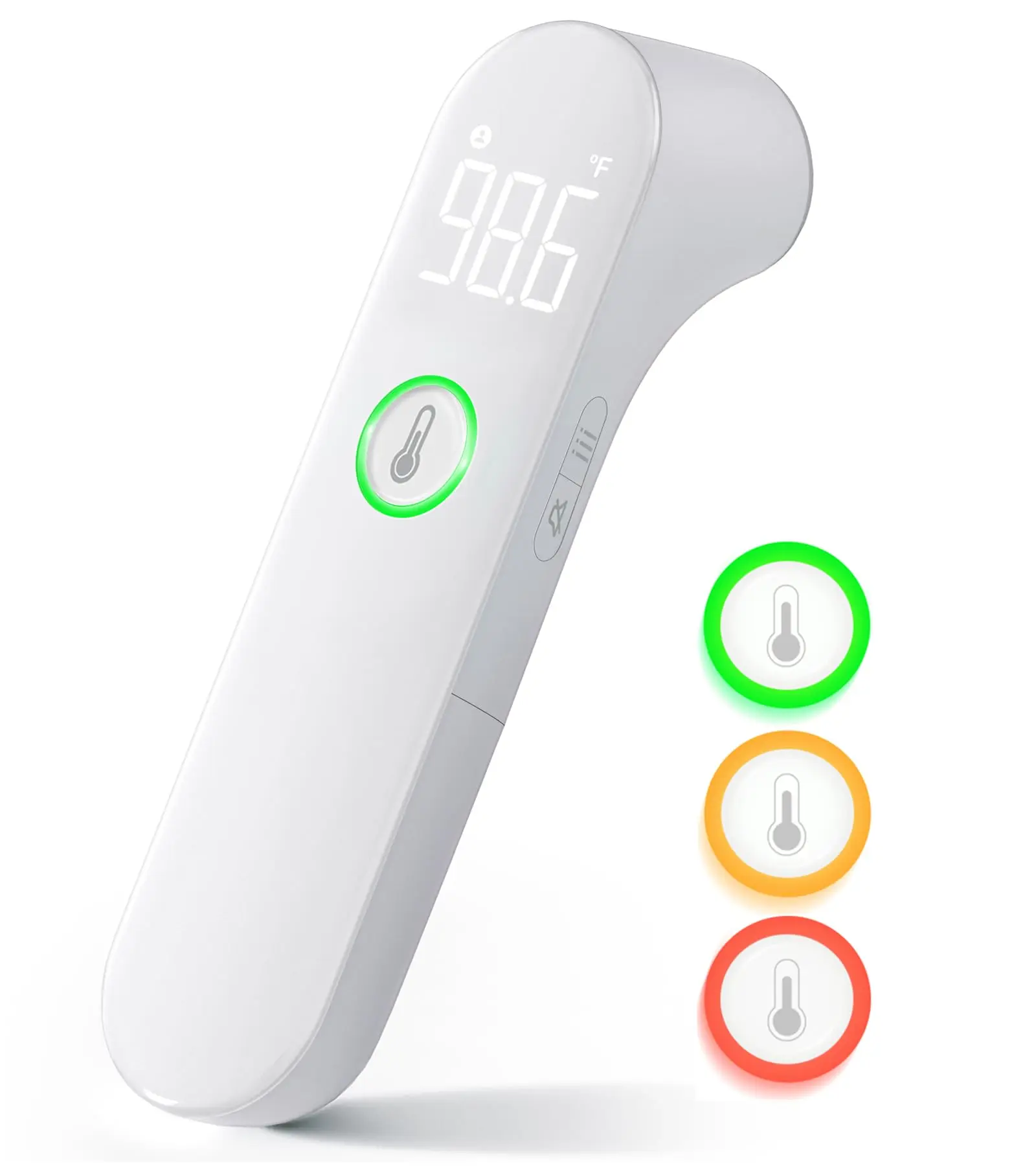 Thermometer for Adults and Kids Fast and Accurate Baby Thermometer Fever Alarm and Silent Mode LCD Big Screen Display Read 6