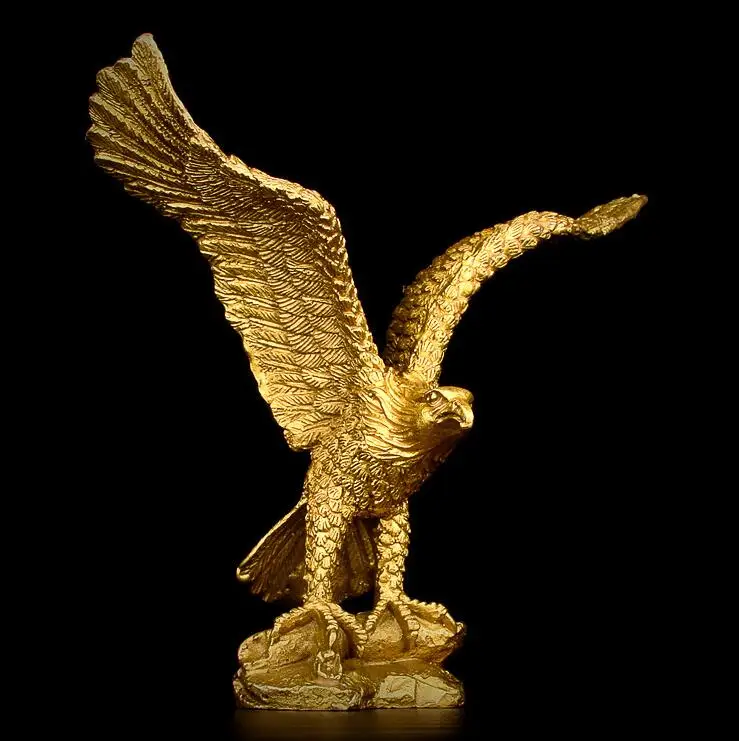 GOOD-лучший Деловой Подарок-TOP COOL Home office эффективная статуя талисмана удачи, рисунок орла, вульта, бронзовая художественная статуя