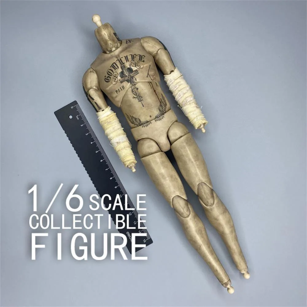 1/6 Underverse Uv Hair Anger Essene Version Jc Jesus Tattoo Body Action Figure Per I Fan Fai Da Te