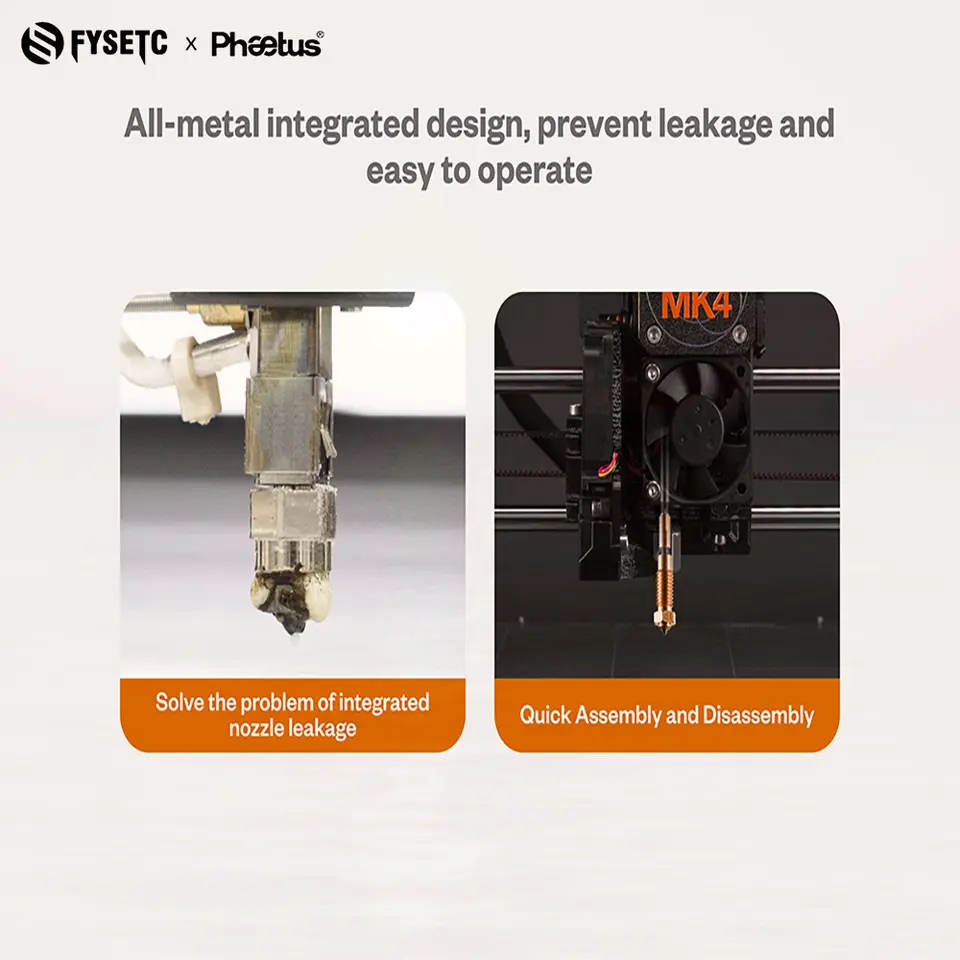 For Phaetus Sic Nextruder Prusa MK4 Upgraded Nozzle 0.4/0.6MM MK4S suitable for high wear Resistance 3D printer part image 2