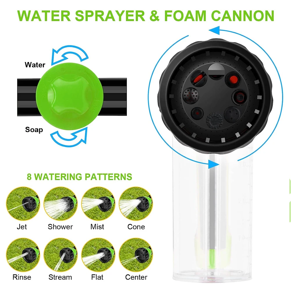 Bath Showerhead Handheld Toilet Spray Gun Pet Dog Shower Sprayer Adjustable High-pressure Nozzle Hose for Dog Shower Garden Animal Horse Car Cleaning