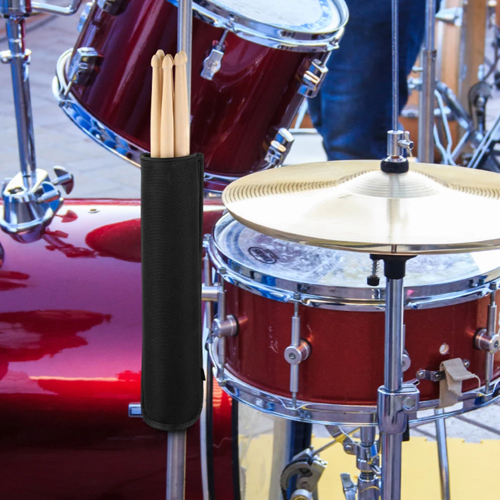 Drumstick Holder Nylon Drumstick Container Bag Drum Sticks Holder Bag for Drumsticks Mallets