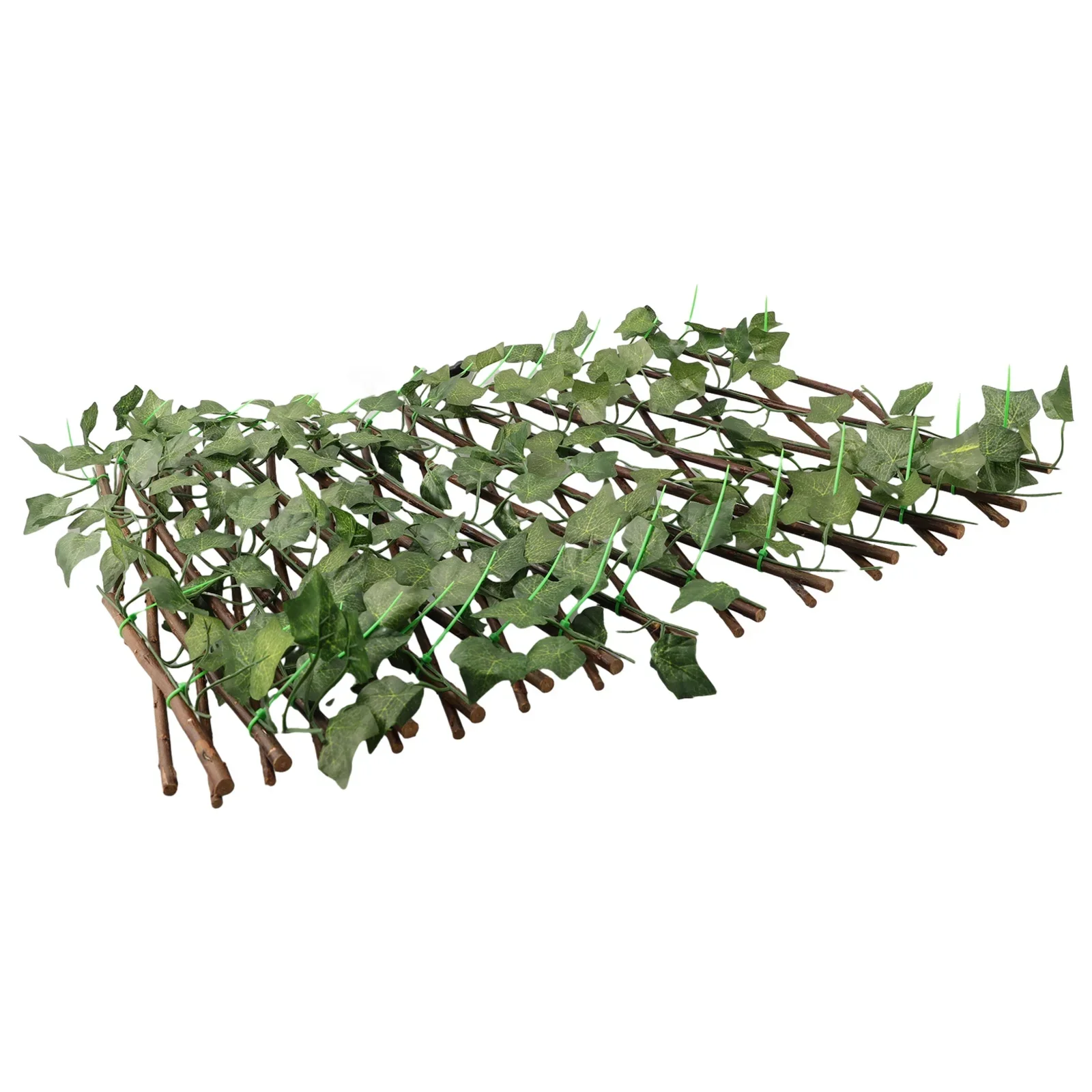 

Garden Screening Fence, Artificial Ivy Leaves Privacy Screen, Wood And Plastic Material, Waterproof And Moisture Proof