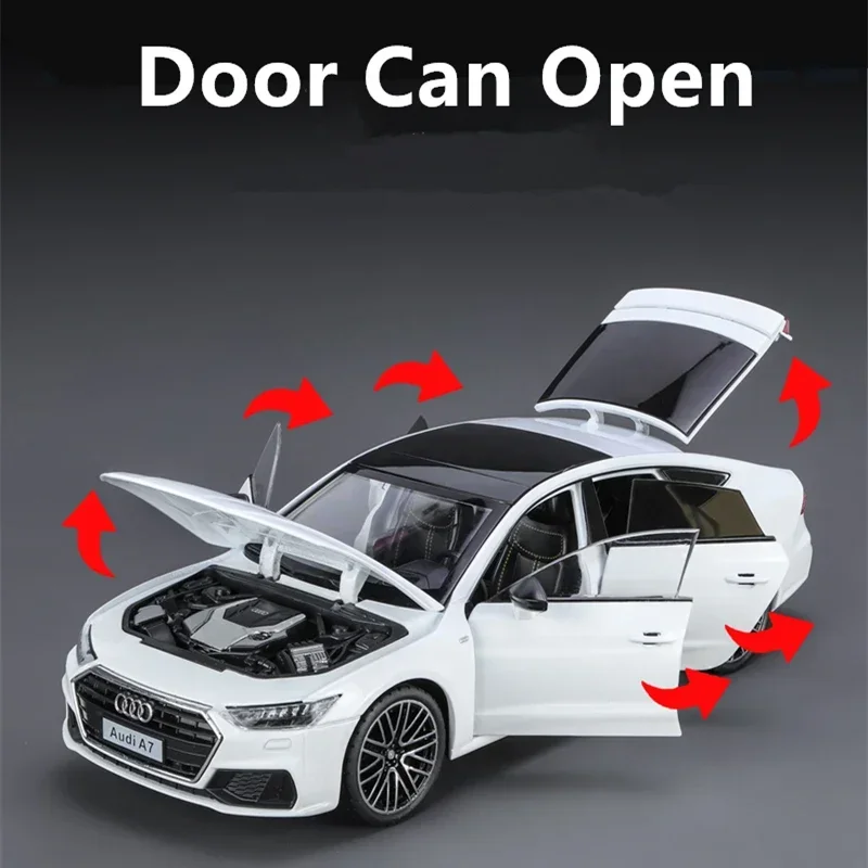 1:24 Audi A7 alaşım araba modeli Diecast oyuncak araçlar