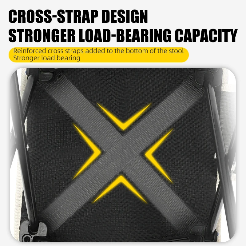 Folding Chair Portable Fishing Chair High Load Bearing Durable Small Stool Camping