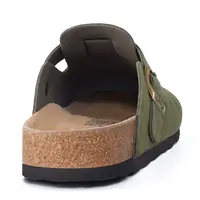 Shevalues sabots en daim pour hommes Mules en cuir souple hommes nouveaux hommes d'été sandales en liège confort sans lacet sabots unisexe avec Support de voûte plantaire 4