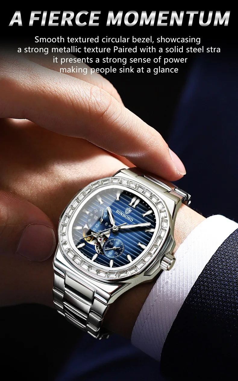 BINBOND W0016 Men's Watch description image 5
