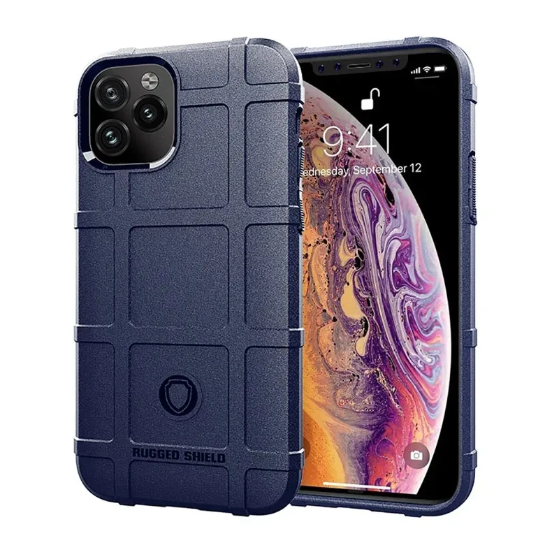 Stoßfeste Robuste Matte Gummi-Hülle für iPhone 18 15 14 13 12 11 16 17 Pro Max iPhone18 Fallschutz Militärische Panzerhülle – Detail 17