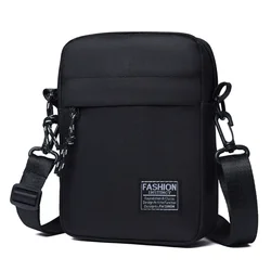 Compact Unisex Crossbody Bag - Lightweight Travel & Everyday Phone Pouch with Adjustable Strap (Black)