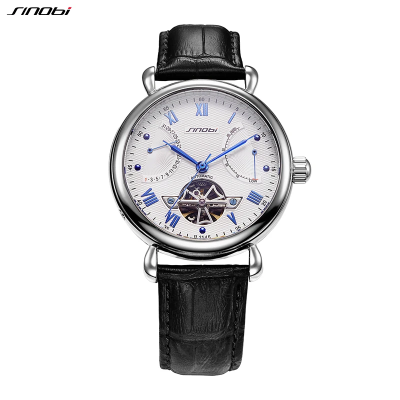 SINOBI-Mens-Automatic-Mechanical-Watch-Tourbillon-Males-Skeleton-Wrist ...