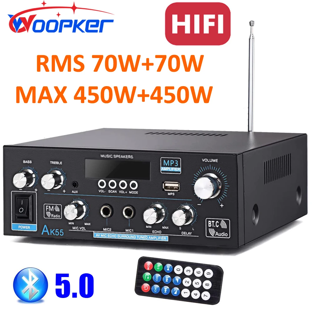 BluetoothAmplifierHIFIDigitalSoundAmpChannel20forHomeCar