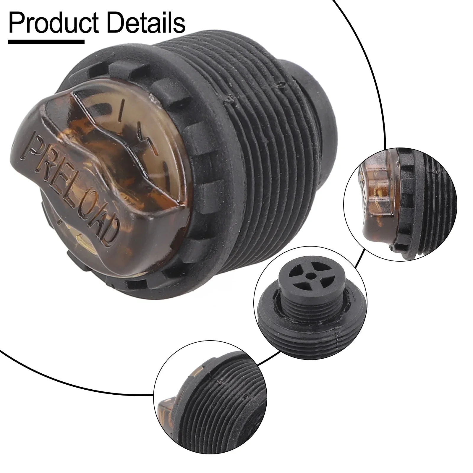 Bicycle Front Fork Repair Cap Damper Rod Preload Adjustment Knob Maintenance Bike Accessories