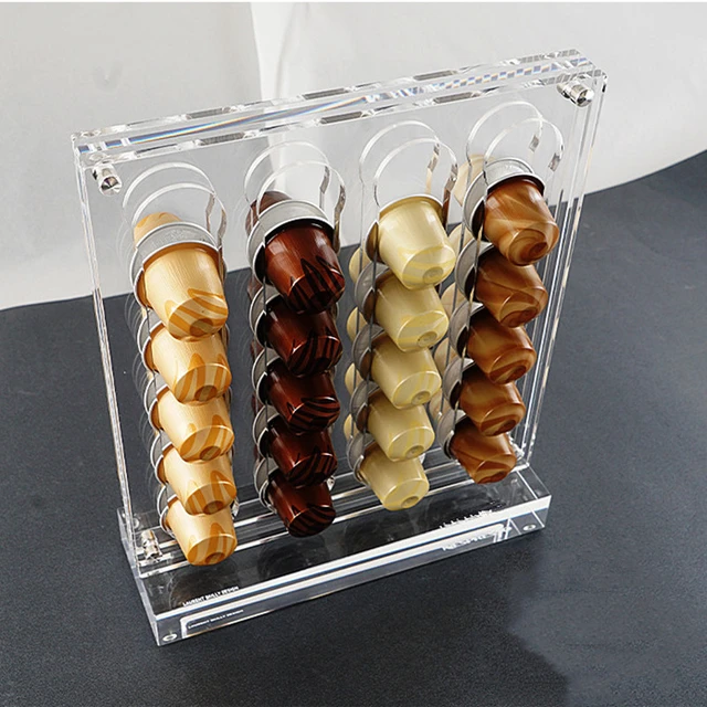 Iron Coffee Capsule Storage Stand for 14 Cups Nespresso Capsule Holder  Practical Organizer Coffee Accessories for Kitchen Bar - AliExpress