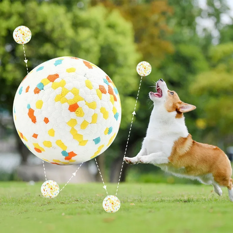 

ETPU-High Bounce Dog Устойчивый к укусами мяч для домашних животных, шлифовальный мяч не может укус, тренировочная головоломка, Интерактивная игрушка