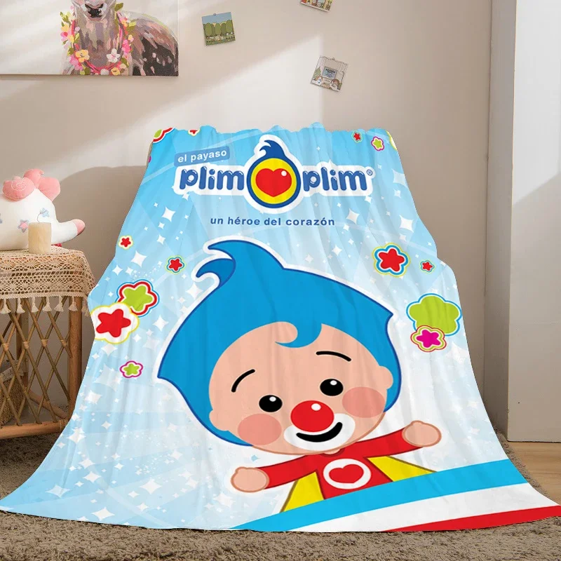 Cute Flannel Blanket Sofa King Size A-Plim A-Plim Warm Bed Fleece Camping Fluffy Soft Blankets for Winter Microfiber Bedding 3