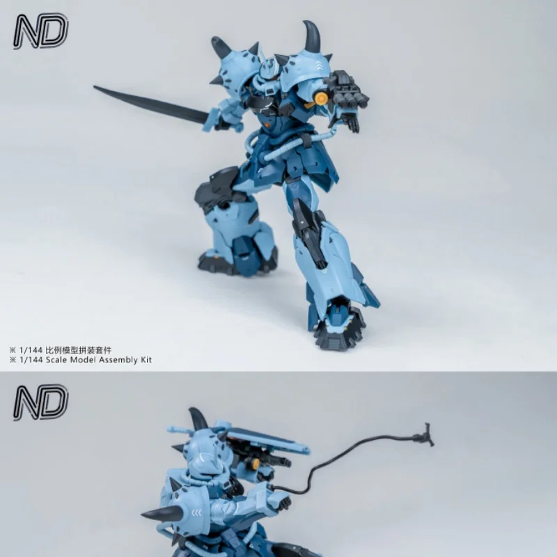 재고 있음 NIDAI 모델 1/144 MS-07B-3 Gouf 맞춤형 액션 피규어 외관 조립 모델 키트 애니메이션 로봇 플라스틱 모델 장난감 선물