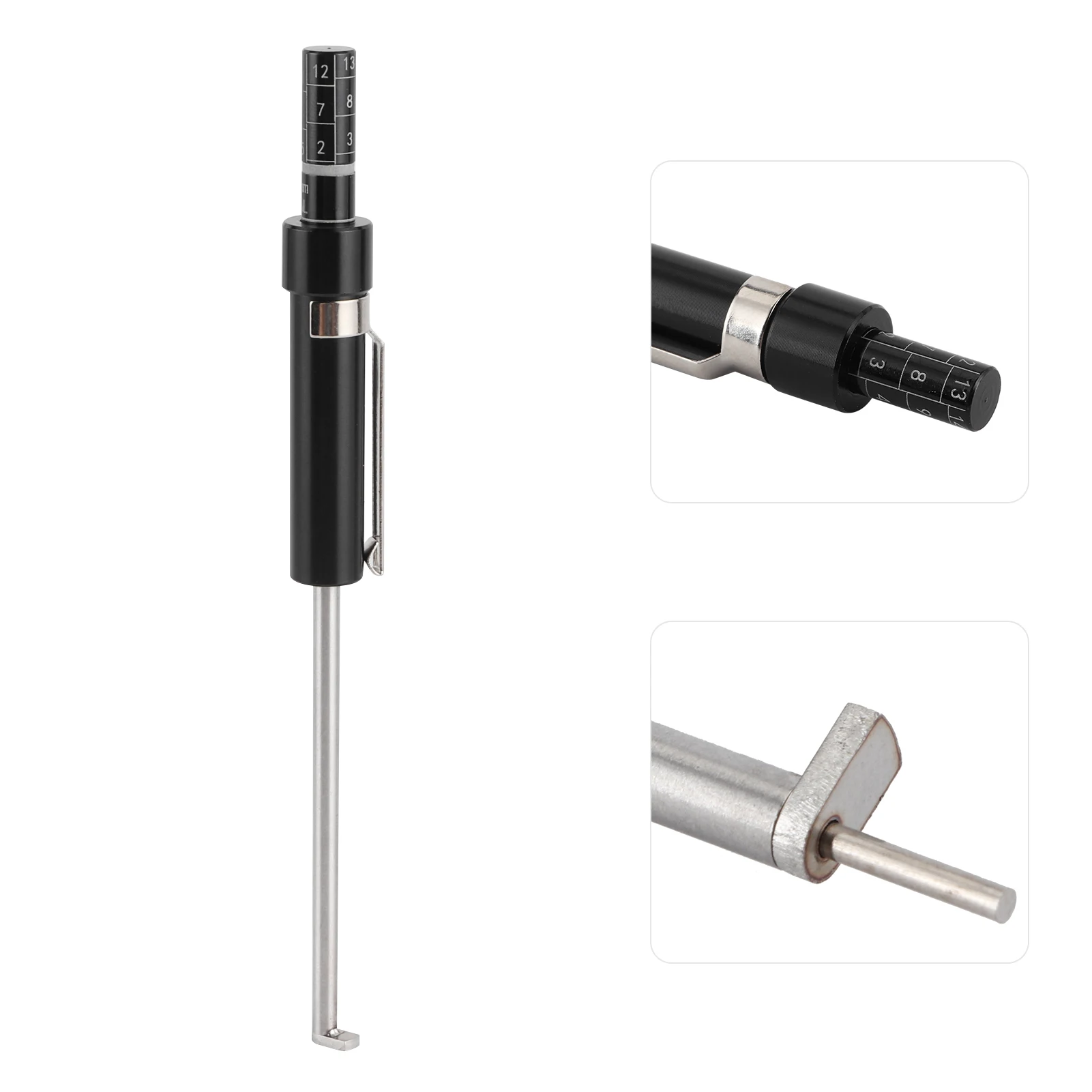 Vehicle Brake Pad Thickness Gauge Time Saving Tester Measuring Tool Automotive Measurement Brake Pad Measuring Tool 3