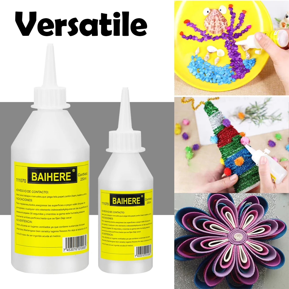 

30/100/250ml Liquid Glue Alcohol Adhesive Textile Stationery Scrapbooking