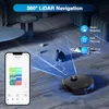 Smart Robot Vacuum and Mop Combo L9000 Plus Self-Emptying LiDAR Navigation 4000Pa Suction 150Min Runtime Home Mapping Alexa 3