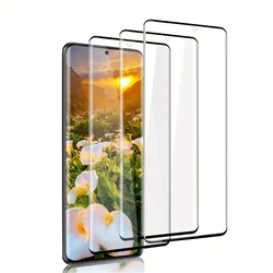 Triple Pack Full Cover 9H Tempered Glass Screen Protector - Premium Protective Film - Tempered glass (For P50 Pro)