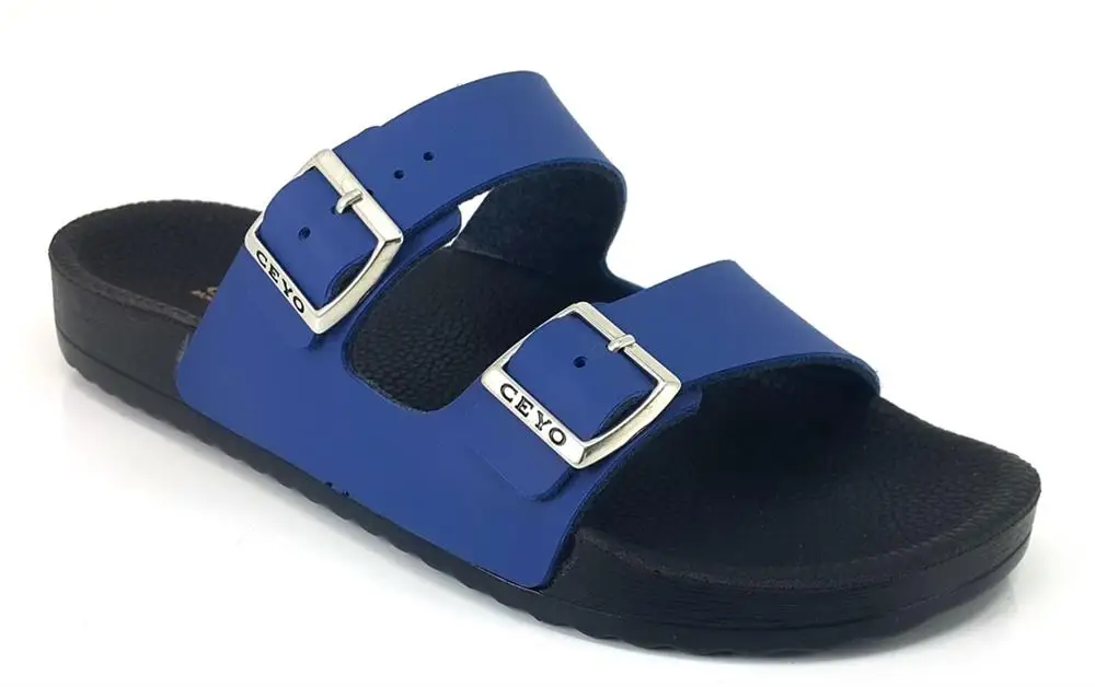 Pantofole Da Donna Anatomiche Personalizzate E Comode Blu Ceyo Bahama 11 Con Scarpe Da Sole In Pelle Modello Nuova Stagione Di Tendenza 2023