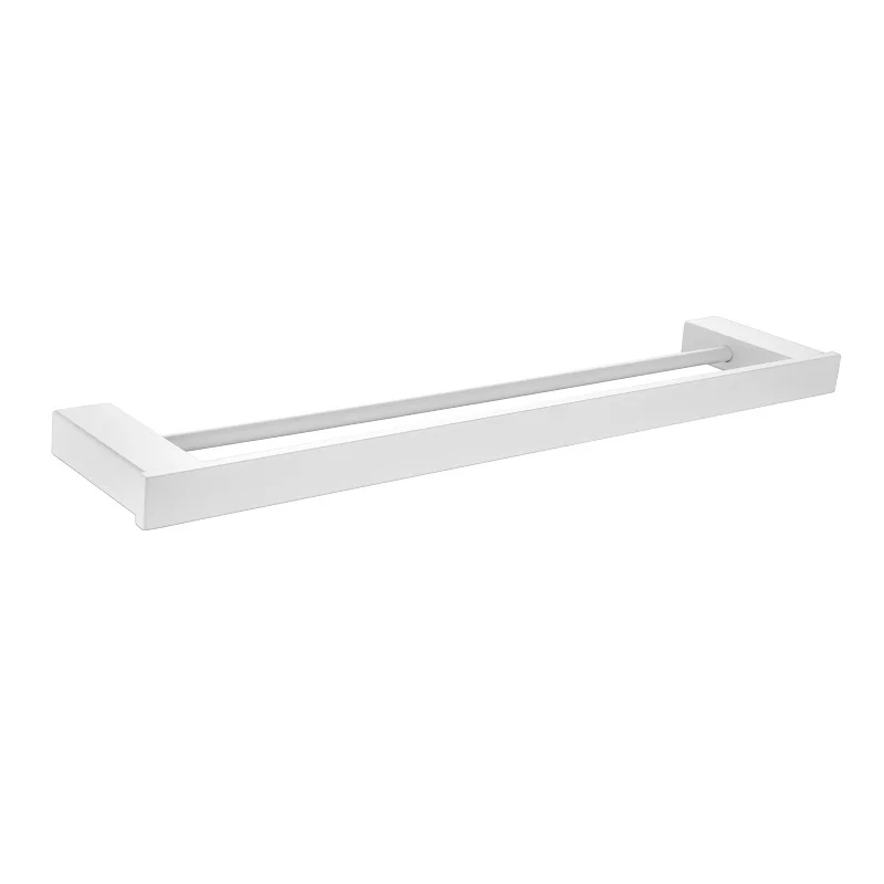 White Bathroom Accessories Hardware Set Toilet Paper Holder Towel Rack Robe Hook Soap Dish Rack Cup Holder Toilet Brush