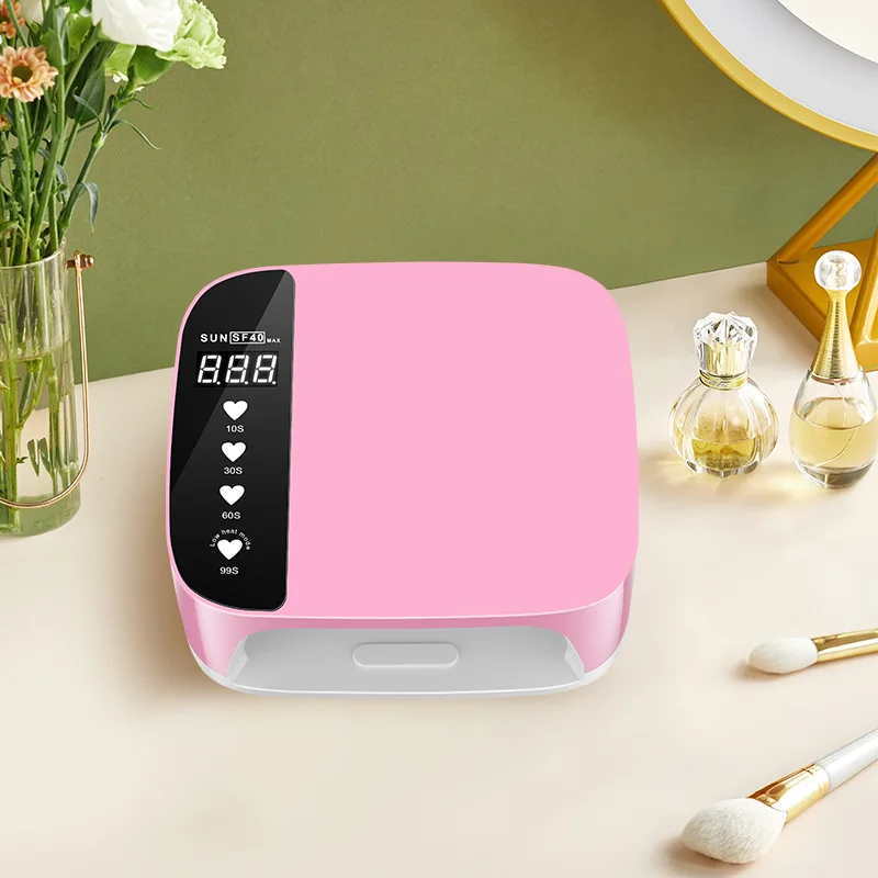 고출력 네일 드라이어 45LED UV 네일 램프 전문가용 네일 드라이어 4단계 타이머 설정 젤 경화 건조 램프 네일 아트 도구