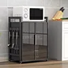 Kitchen Cabinets Small Apartment Kitchen Cabinet Modern Multi-funtional Microwave Oven Kitchenware Storage Cabinet N 1