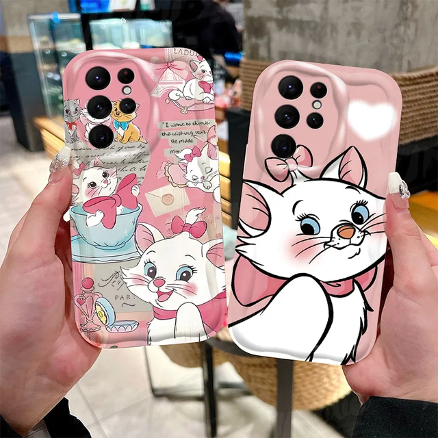 [알리익스프레스] 디즈니 귀여운 메리 고양이 핑크 웨이브 케이스: 스타일리시한 보호자