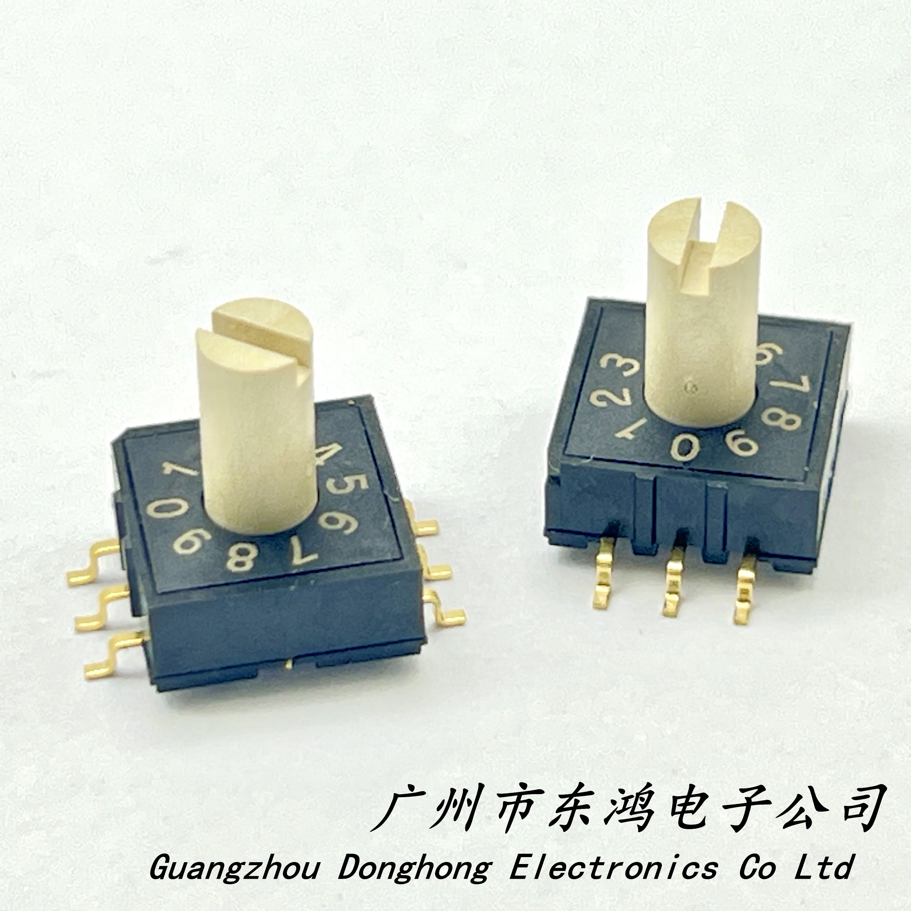 1PCS RM3HAF-10R Rotary Encoder Switch Dial Switch 10 0-9 Coding Patch 3:3 With Handle Rotary Coding