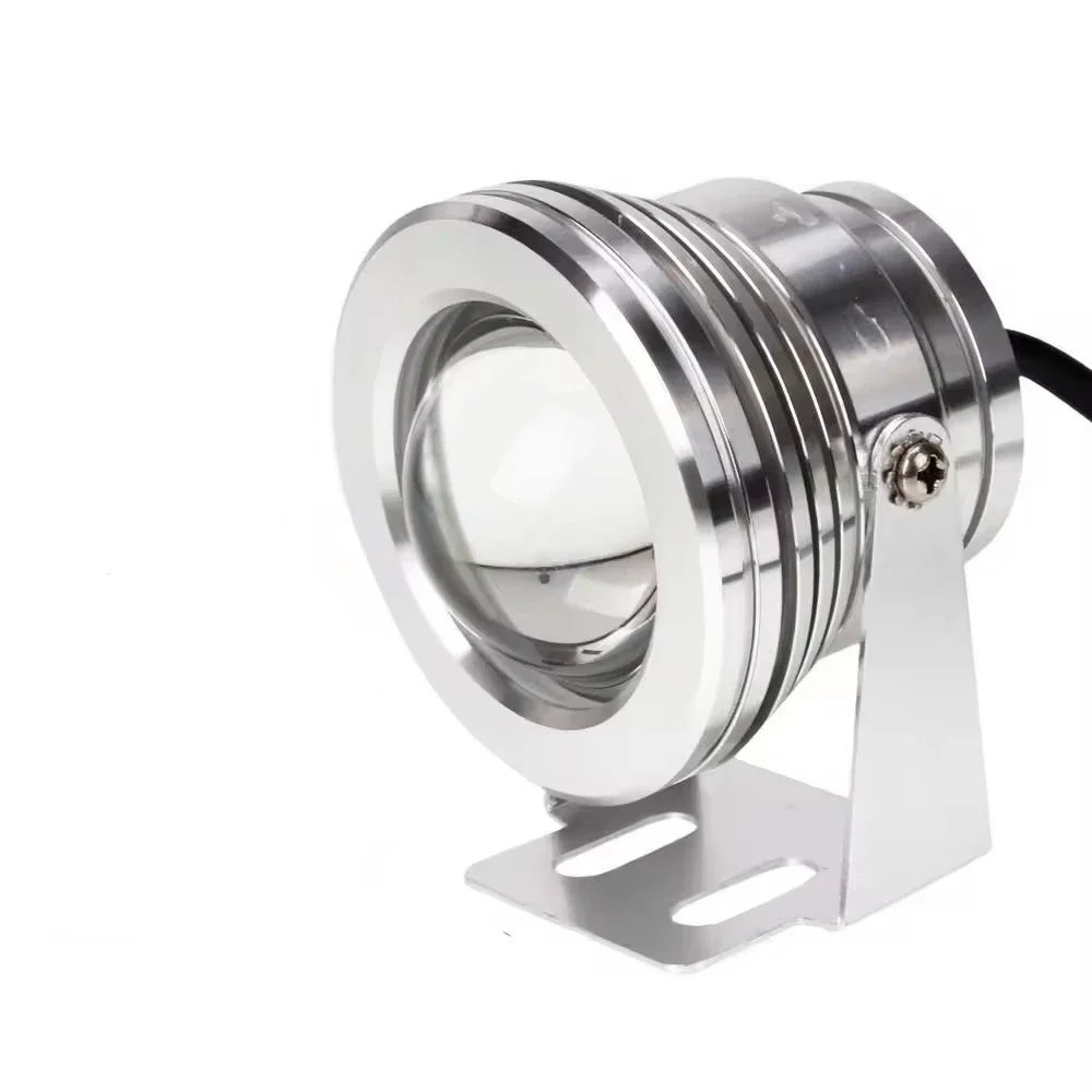 thumbnail image 1 of Lámpara de fuente LED IP68 de 10 W, resistente al agua, RGB, blanco cálido, blanco, rojo, azul y verde, para paisajes, luz subacuática, 12 V CC, 1 of 5