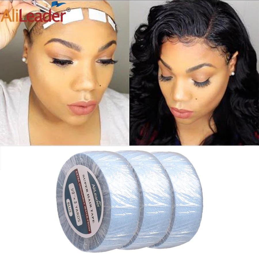1 Roll Lace Front Wig Tape Waterproof Strong Adhesive Double Sided Lace Wigs Tape Front Tapes Hairpiece Tapes For Wigs