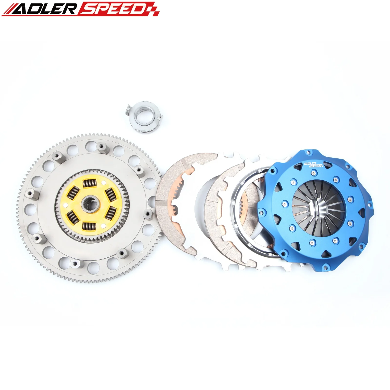 ADLERSPEED 215MM 8.5인치 스프링 클러치 트윈 디스크/ 레이싱 트윈 디스크 클러치 & 플라이휠 (혼다 어코드 프렐루드 H22 H23 F22 F23 용)