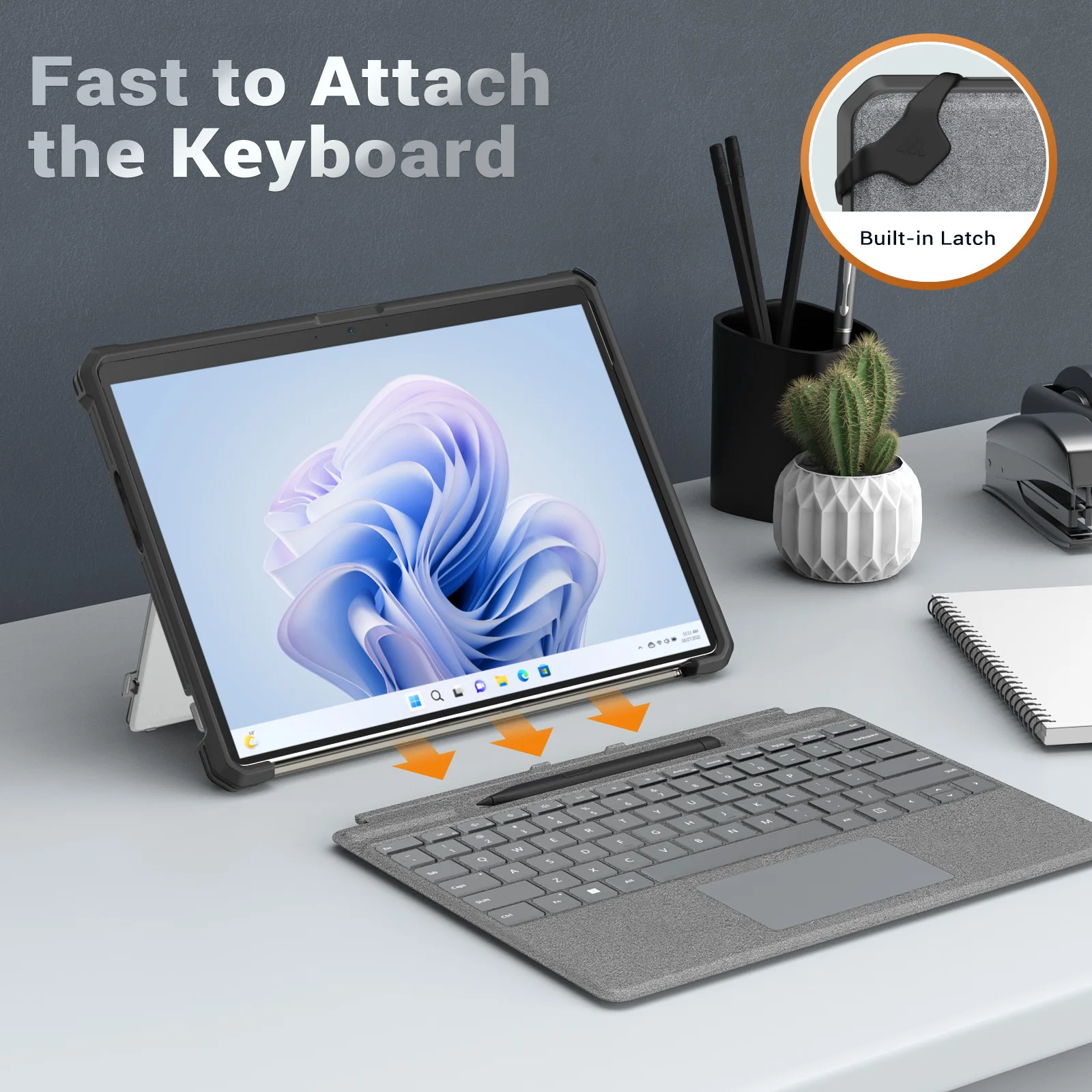 MoKo Case for Microsoft Surface Pro 9/Pro 7 Plus/Pro7/Pro 6 Pro 5