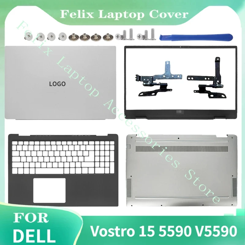 

Задняя крышка ЖК-дисплея для Dell Vostro 15 5590 V5590/Передняя панель ЖК-дисплея/клавиатура с упором для рук/Нижняя крышка/0FG89V 065VPW