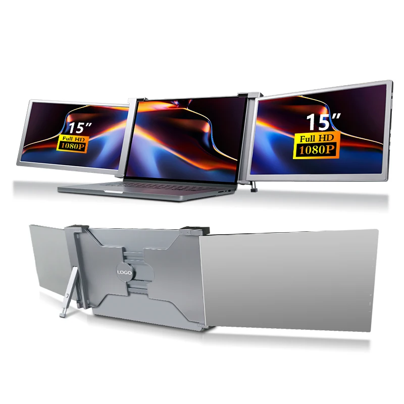 Portable Tri-Screen for Laptop （15inch) Amazon.com: Xebec Tri-Screen 2 | 10.1