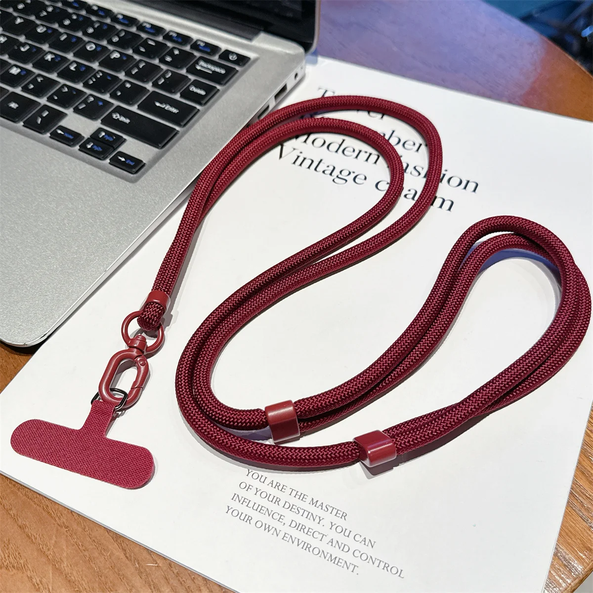 Vibrant Adjustable Crossbody Phone Lanyard - Universal Candy Color Anti-Lost Strap