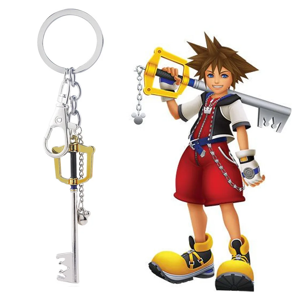Creative Kingdom Heart Sora Key Keychain Keyknife Weapon Model