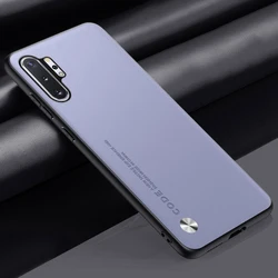 Luxury Leather Matte Silicone Protective Phone Case - Elegant and Durable Cover - Samsung Note 10 Plus (Light Purple)
