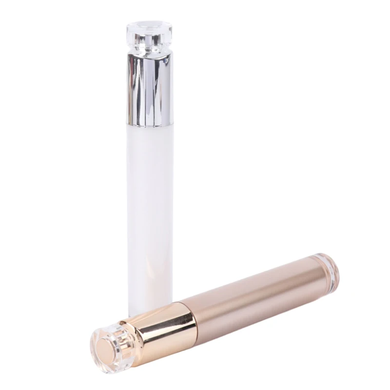 두꺼운 유리 롤 온 에센셜 오일 빈 향수병, 여행용 롤러 볼 병, 15ml, 1 개