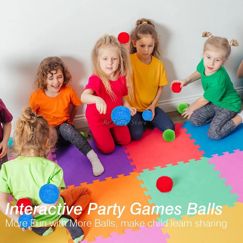 Reusable Waterballoon Cotton Absorbent Ball Outdoor Toy for Kids Pool Beach Bomb Balls Summer Water Battle Anti Stress Game Gift