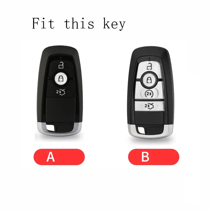 Copertura della cassa chiave a distanza dell'automobile di TPU per Ford Fusion Edge Mustang Explorer F150 F250 F350 Ecosport Protector Holder Shell Fob Keyless - Saecdb52844534e1d8356b69869684a44l