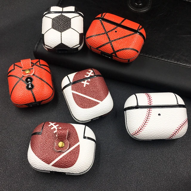 Unique Basketball Baseball Design Earphone Case For Airpods Pro 2 2022  Shockproof Protective Cover For Air pods 1 2 3 Hard Cases - AliExpress