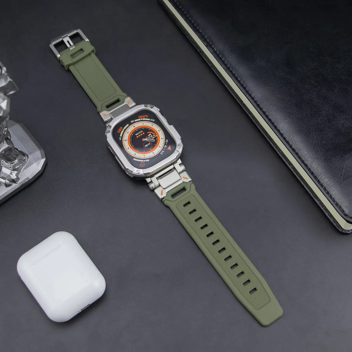 Silicone Strap with TPU Protective Case and Bracelet
