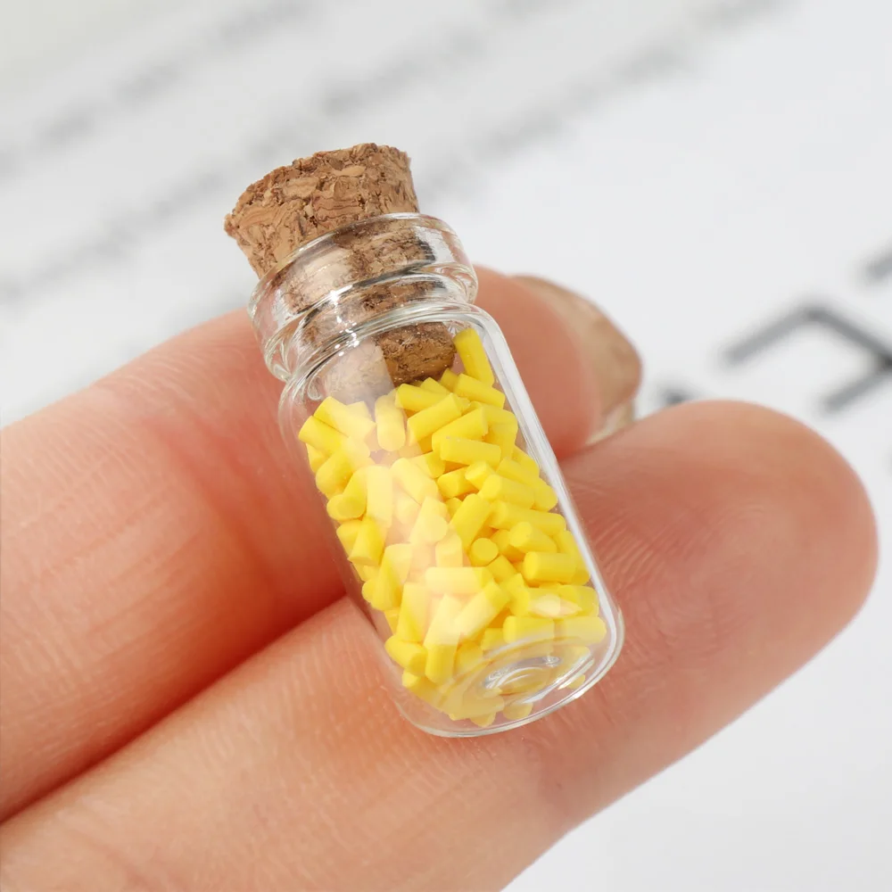 4Pcs 1:12 Dollhouse Miniature Foods Accessories Mini Glass Seasoning Jar Bottle Simulation Kitchen Food Model Toys 2