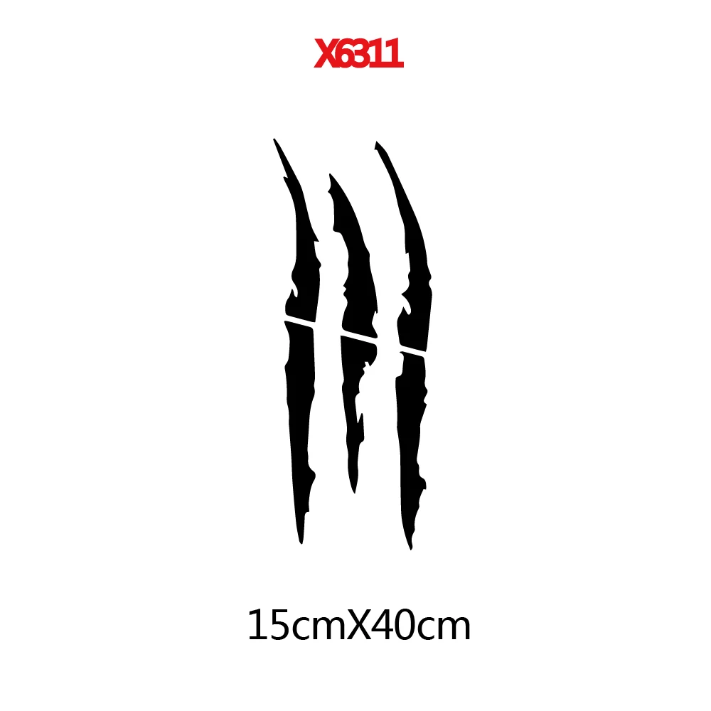 Monster Claw Scratched Stripe Motorcycle Car Body Sticker Vinyl Decal Decorate Sticker Waterproof Fashion Motorcycle Sticker